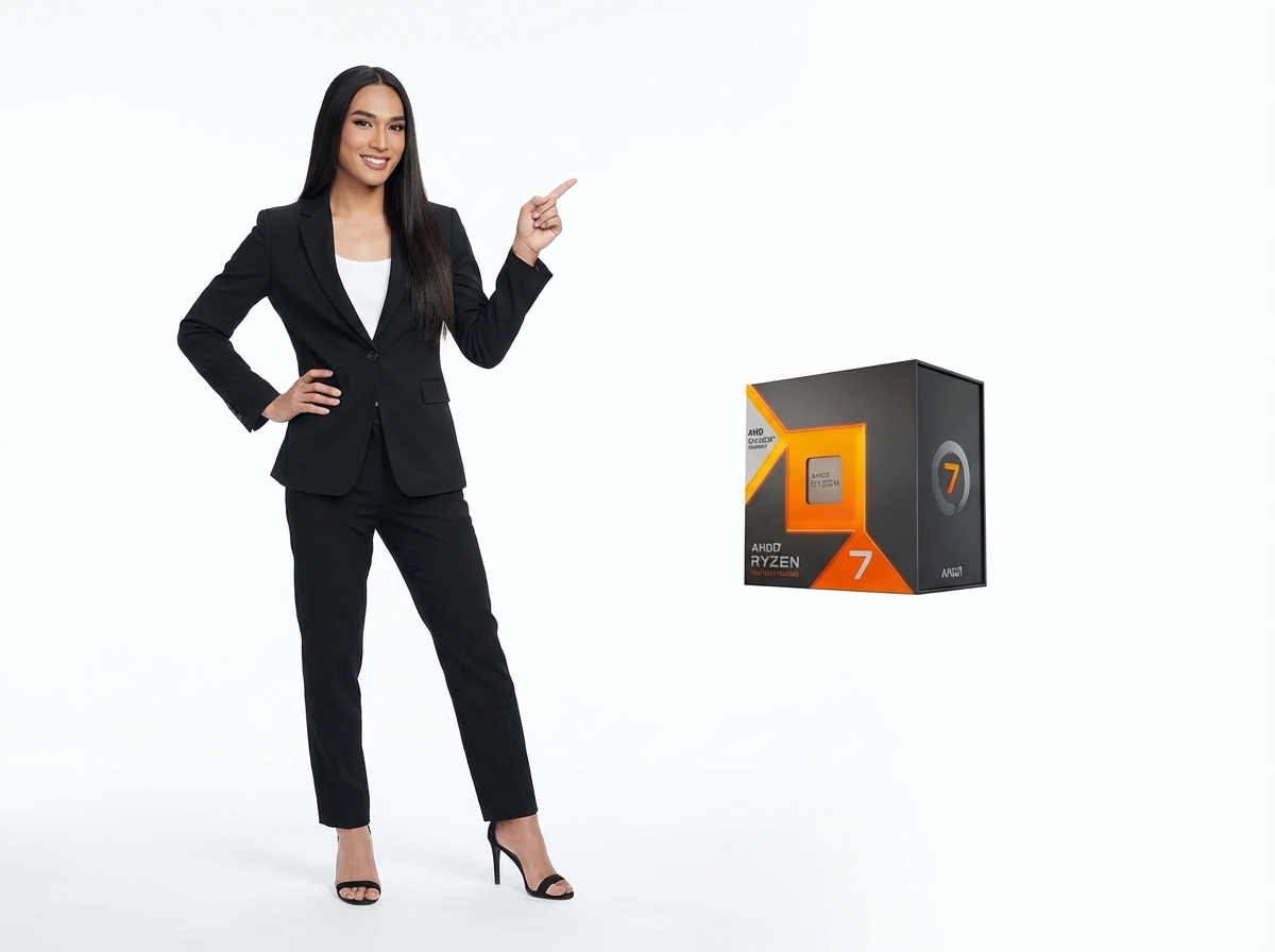 AMD Ryzen 7 7800X3D Processor with 3D V-Cache Technology (Integrated Graphics Radeon, 8 Cores/16 Threads, 120W TDP, Socket AM5, Cache 104 MB, Up to 5.0 GHz Frequency Boost, Without Fan)