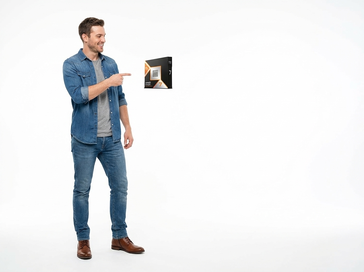 AMD RYZEN™ 7 9800X3D 8 Cores/16 Unbridled Threads, Zen Architecture 5, 104 MB Cache, 120W TDP, Up to 5.2 GHz Frequency Boost, Socket AM5, Fan Not Included