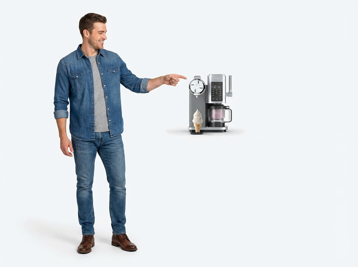 Ninja Swirl by CREAMi Ice Cream Maker and Ice Maker with 2 Jars, 13 Modes for Making Ice Cream, Italian Ice Cream, Gelatos, Sorbets, Milkshakes, Extra Option, Machine Platinum Grey, NC701EU