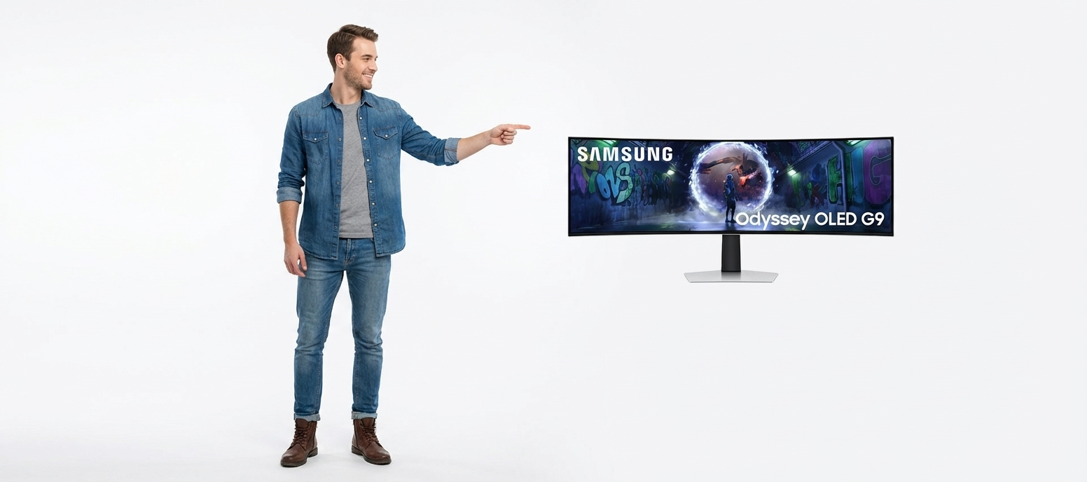 Review: Samsung Odyssey OLED G9 S49DG934SU - G93SD Series - OLED-Monitor - Gaming - gebogen - 124 cm (49")