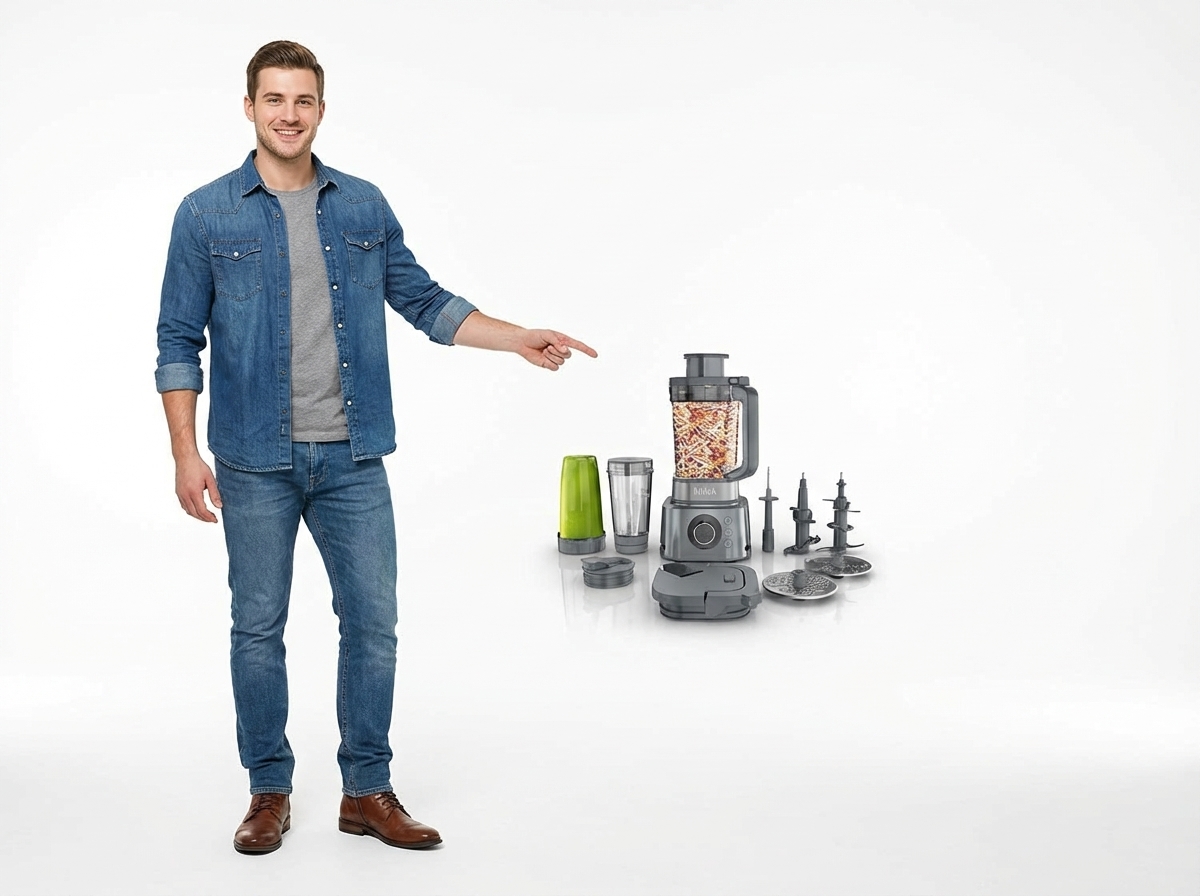 Ninja Blender & Food Processor Combo, Foodi Power Blender System for Smoothies, Bowls, Spreads & Shakes, 6 Functions, 72-oz Pitcher, To-Go Cups, Silver, SS401