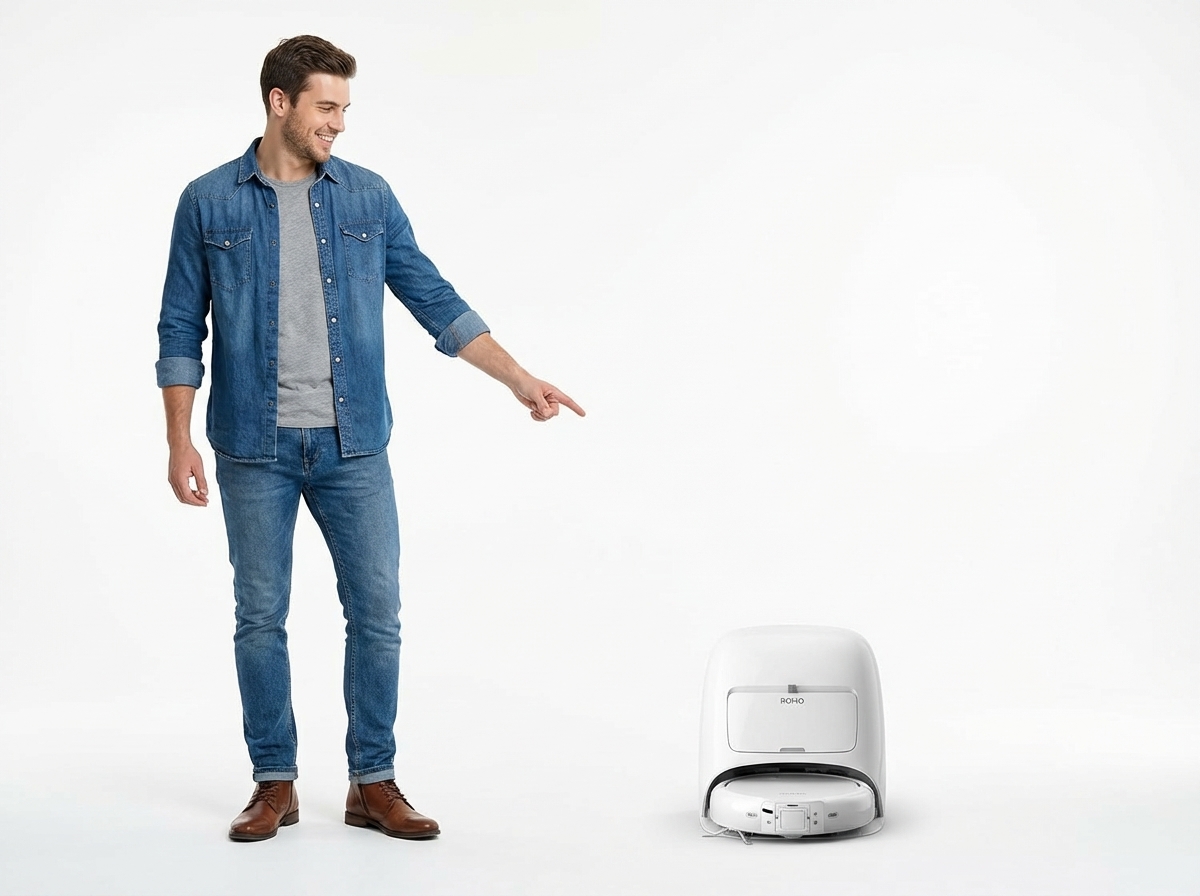 DJI ROMO S Robot Vacuum Cleaner and Mop with 25,000 Pa Suction, Drone Level Detection, Two Robotic Arms, 200 Days Maintenance Free, Auto Wash and Dry Mop Pads