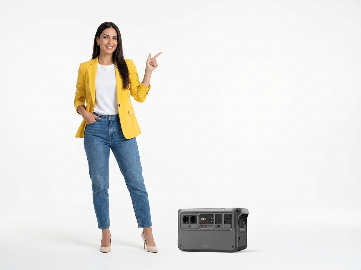 DJI Power 1000 V2, Portable Power Station 1024Wh (LFP Battery), Stable Output 2600W, Charging 0-80% in 37 Min, Portable Power Generator for Homes, Off Grid Systems